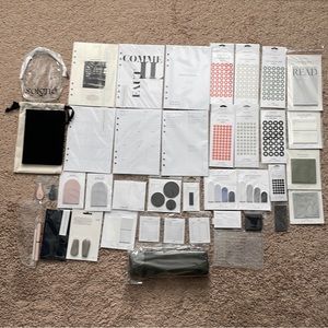 Cloth & Paper & Poin & Hun A5 inserts,dashboard & sticky notes bundle